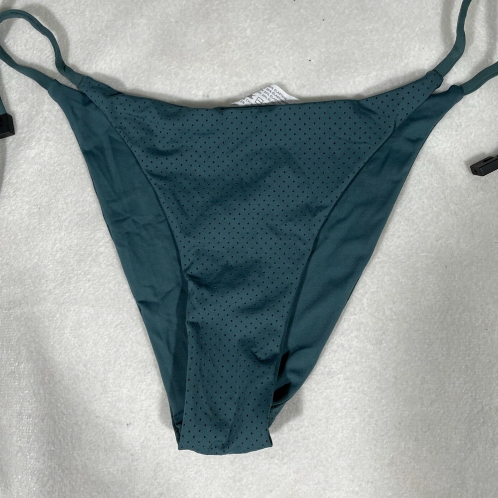 NEW TAVIK‎ Jax Reversible Perforated Bikini Bottom in Storm Green [SZ XS ] - Picture 5 of 11